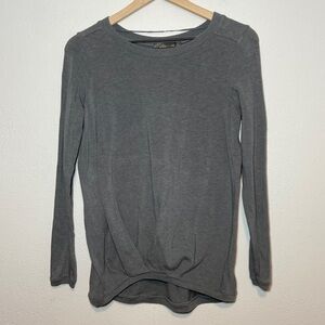 Prana Frosene Twist Front Long Sleeve Lightweight Pullover Size XS Outdoor Yoga